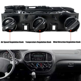 55910-0C010 AC Heater Climate Control Switch Assembly Compatible with Tundra 2000-2006 Replace 55905-0C010 559050C010 559100C010 Air Conditioning Heater Control Switch Panel with Knob