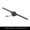 3D Holographic Advertising Machine 415x415mm 1024x640 244 LEDs Hologram Fan