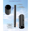 14'' Antenna Pole Mount Extension Tube with Two Mounting Holes,