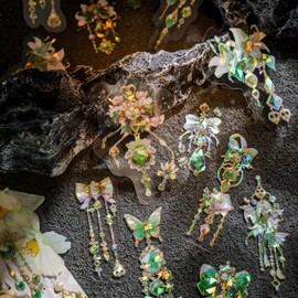 Alideco 120pcs Scrapbook Stickers Vintage Boundless Jewelry Scrapbooking Junk Journal Crafts Embelishment Decoration Diary Stickers (wujiezhubao)