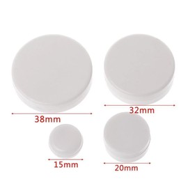 Enyolidimk 20 Pcs White 15mm Rattle Box Noise Maker Insert Squeaker Plastic Ring Box Repair Fix Baby Rattle Accessories