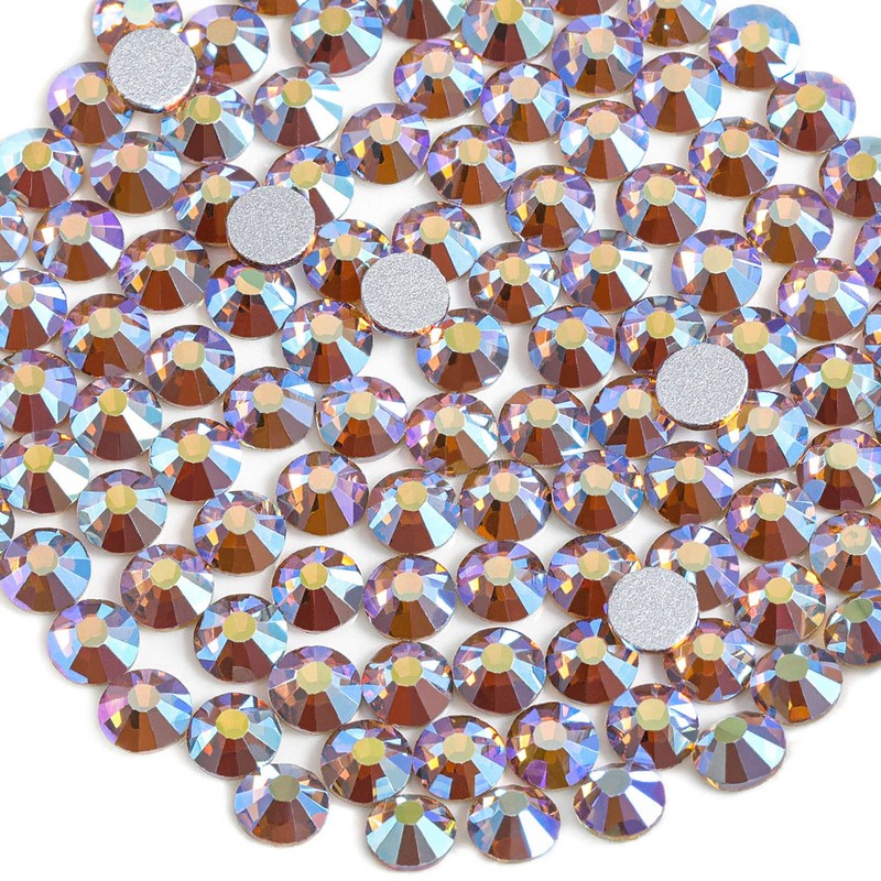 beadsland 1440 diamantes de imitación de cristal con parte trasera