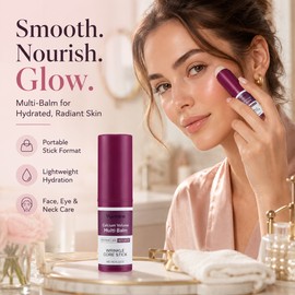 Calcium Multi Balm Stick for Face & Neck – Portable Moisturizing Cream for Smooth, Firm-Looking Skin