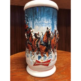 2007 Budweiser Holiday Stein in Box with Certificate of Authenticity