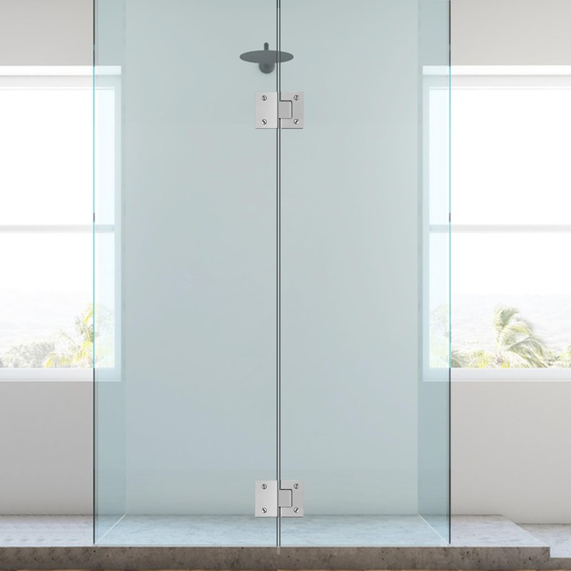 Alise Heavy Duty 180 Degree Glass Door Cabinet Display Cabinet
