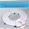 Faucet Escutcheons Stainless Steel Round Escutcheon Plate 1 Inch, Split