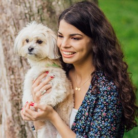 Dog Mom Gifts: 14k Gold Filled K Letter Initial Necklace for Women & Girls