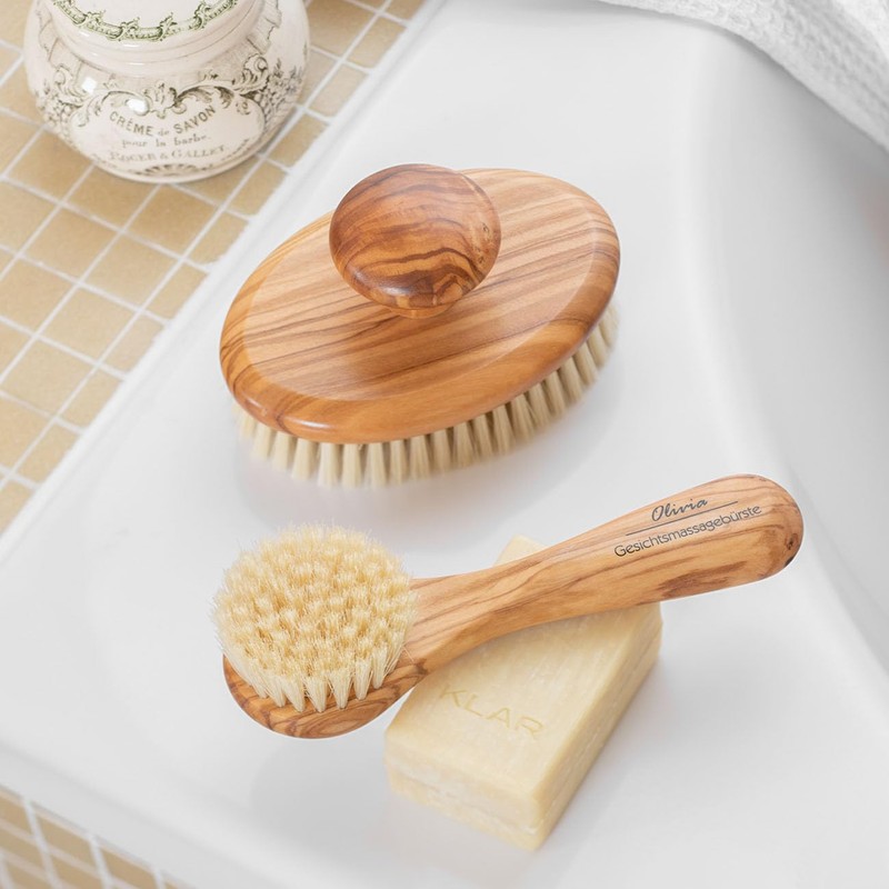 Olive Wood Body and Face Set