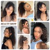 Rafabcici 16 Inch Kinky Curly Deep Wave Drawstring Ponytail Extension