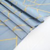 Gold Foil Geometric Pattern Tablecloth 54'' x 54''Inches for Morden
