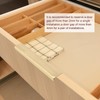QUARKZMAN Cupboard Finger Edge Pull, 6 Pieces 200 mm /