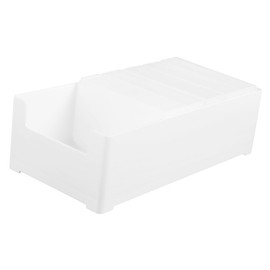 Levemolo 1 Set Cord Storage Box with Sliding Cover Desk Organizer for Power Cords Earphones and Charging Cables Cable Organizer for Home and Office