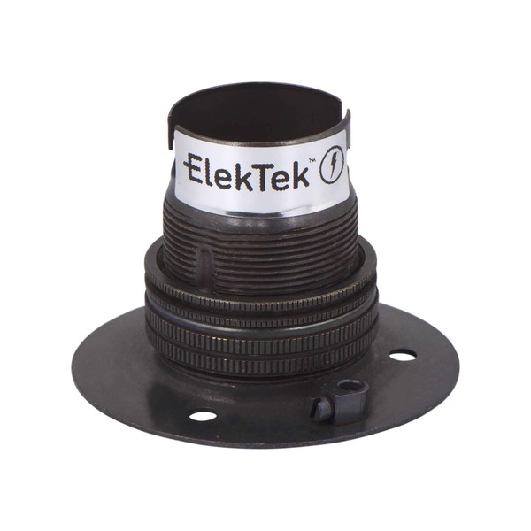 ElekTek Bronze Batten B22 BC Bayonet Cap Lamp Holder with