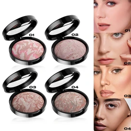 Polvo Compacto Mate de Larga Duració, Polvo Compacto con Fórmula Ligera – Efecto Natural, Control de Grasa y Textura Ultrafina para un Maquillaje Perfecto (Levadura en polvo, 02#)