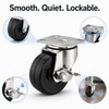 Swivel Chair Caster with Brake for Mobile Furniture - Durable
