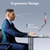 Lifelong Adjustable Laptop Stand with 360° Rotating Base, Ergonomic Computer