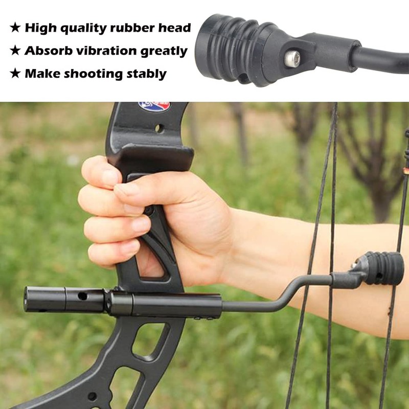 Zshjgjr String Stop Bracket Decelerator Rod String Vibration Balance Bowstring