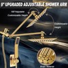 10'' Square Rain Shower Heads with Handheld, High Pressure Shower