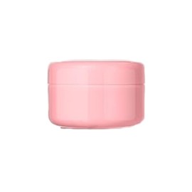 LRESJJIUJ 4pcs small travel container cream can, with layer sample cosmetics storage tank leak proof container lipstick bottle empty can for face cream 10/20/30/50g sample can (Pink)