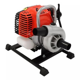 Gas Water Pump Irrigation Pump Trash Powered Garden Transfer 4Stroke Portable Gasoline Engine High Pressure Water Pumps Translucent Fuel Tank For Garden Lawn Irrigation (850W)