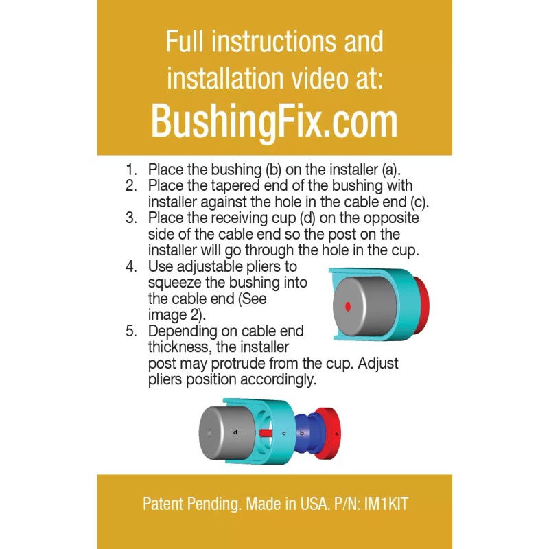 Bushing Fix Saturn Aura Transmission Shift Cable Repair Kit w/