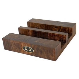 B4K Oak Two Chopping Board Stand - Sturdy Chopping Board Holder for Wooden Board & Chopping Block | Non-Slip & Durable | Designed for 1.7" Thick Boards