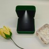 GBYAN Pendant Necklace Box with LED Light, Necklace Gift Box