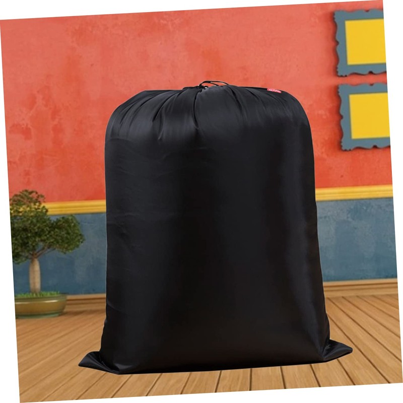 Hohopeti Storage Organizer Drawstring Quilt Storage Bag Nylon Large Size