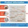 DICOFUN 10 Sheets Marble Look Peel and Stick Backsplash Wall