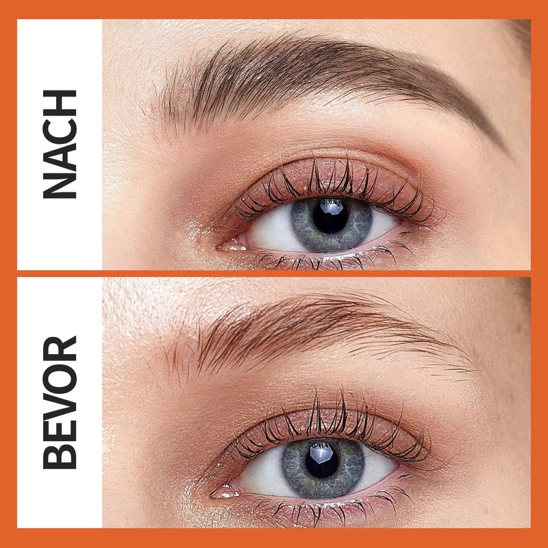 Noerrors Eyebrow Pencil Microblading in Dark Brown, Precise Slim Fine