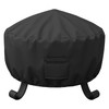 SHINESTAR 36 Inch Round Fire Pit Cover, Fits 30-36'' Wood
