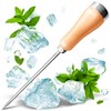 Ice Pick Tool with Stainless Steel Needle & Wooden Handle