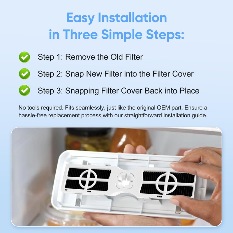 S SMILEFIL 3 Pack AF-2 RAF-2 Replacement Refrigerator Air Filter