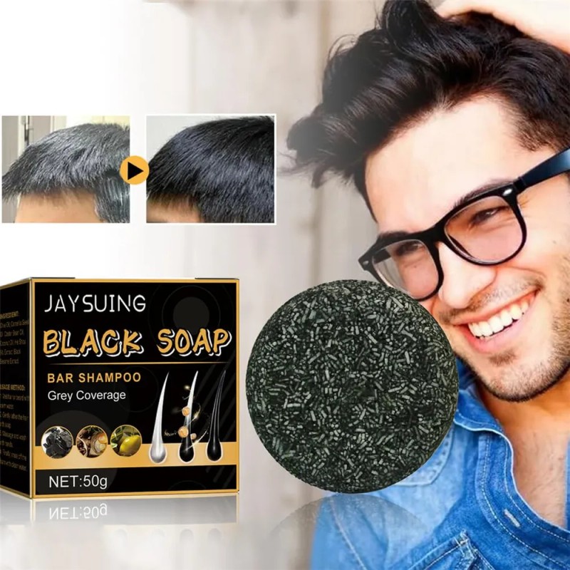 Jabón Capilar Negro Para Limpieza Del Cuero Cabelludo Y