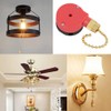 ZE-208s Ceiling Fan Switch, 3 Speed 4 Wire E89885 Pull