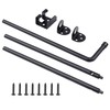 36" Heavy Duty Cane Bolt Gate Drop Rod, Ground Latch