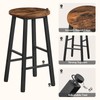 HOOBRO Bar Stools Set of 2, Counter Height Bar Stools,