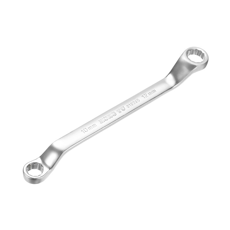 sourcing map Offset Extra Long Box End Wrench 10 x