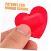 Outanaya 100pcs Emergency Heart Shape Patches Breathable Care Bandages