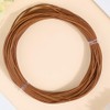 CALFOVERA 10M x 1MM Round Cowhide Genuine Leather Cord for