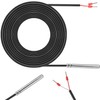 Cerkkapo 5M PT1000 Temperature Sensor, Waterproof PT1000 Temperature Sensor, PT