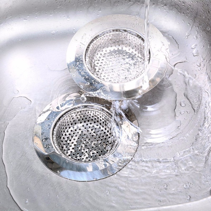 2 Pack Stainless Steel Kitchen Sink Strainer – 4.5" Wide