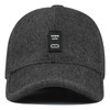 Clakllie Baseball Cap Men's Winter Warm Wool Fleece with Ear