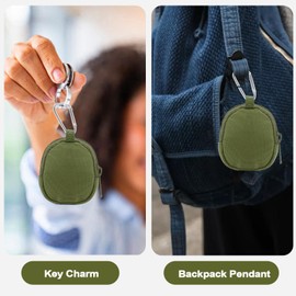 Generic Coin Pouch Keychain, Outdoor Coin Purse | Coin Organizer Pouch Sports Waist Bag Outdoor Backpack Accessory for Travel Hiking Camping Exploration Fishing Cycling