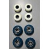 72mm and 55mm Rollerblades Wheels (8x Wheels)