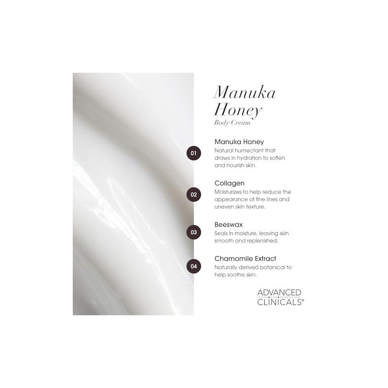 ADVANCED CLINICALS 2 PACK SET - CREMA CORPORAL MIEL DE