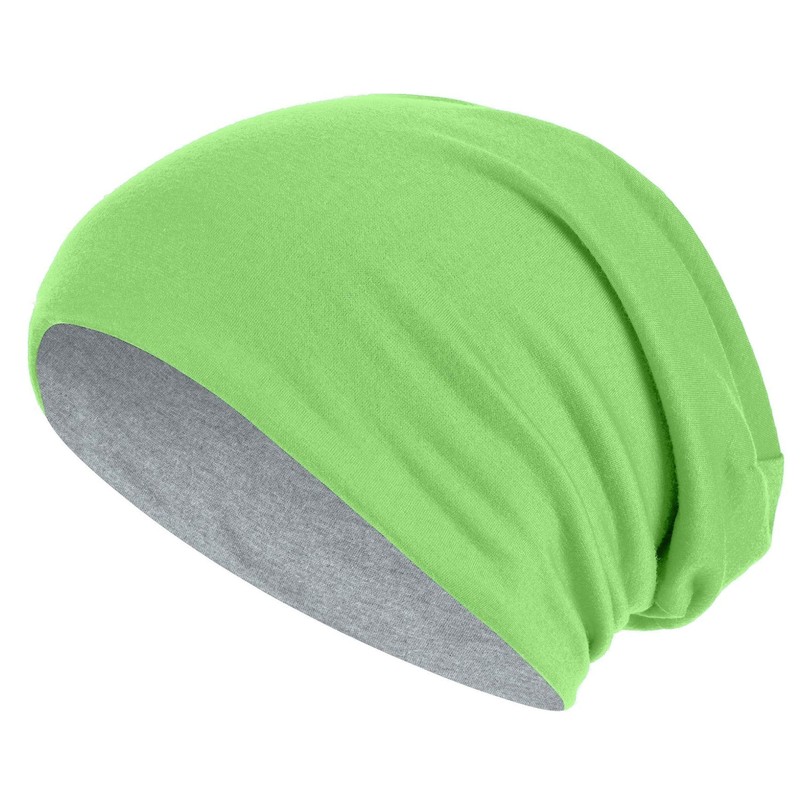Hatstar Long Slouchy Beanie, 2-in-1 Reversible Jersey Hat in 45