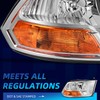 LEDKINGDOMUS Headlight Assembly, DOT-certified, Compatible with 2009-2012 Dodge Ram 1500/10-12