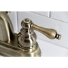 Kingston Brass KB5613AL Restoration 4-Inch Centerset Bathroom Faucet, Antique Brass