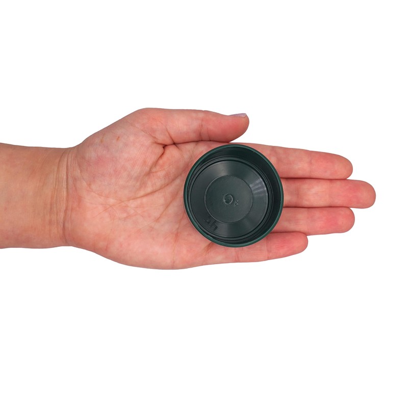 SKIR'CO RAL 6005 Fence Post Caps Round 45 mm Green
